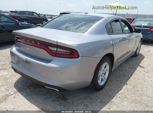 2C3CDXBG5HH608631 2017 DODGE CHARGER Серебряный Задняя правая четверть
