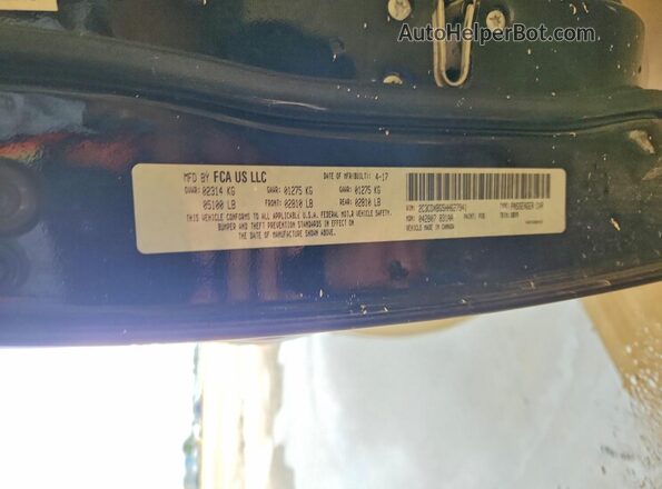 2C3CDXBG5HH627941 2017 DODGE CHARGER Черный 
