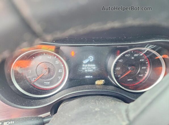 2C3CDXBG5JH129535 2018 DODGE CHARGER Black ხელსაწყოთა პანელის ხედი