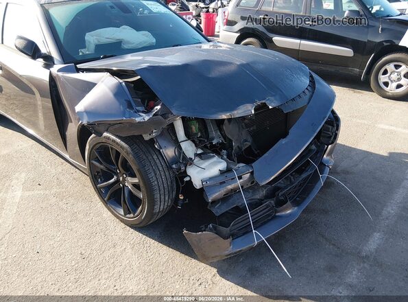 2C3CDXBG5JH197012 2018 DODGE CHARGER Gray Widok z przodu