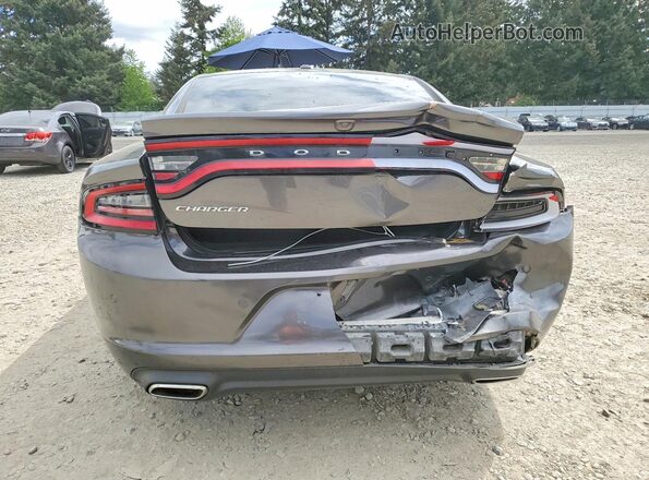 2C3CDXBG5KH507693 2019 DODGE CHARGER Gray Widok z tyłu