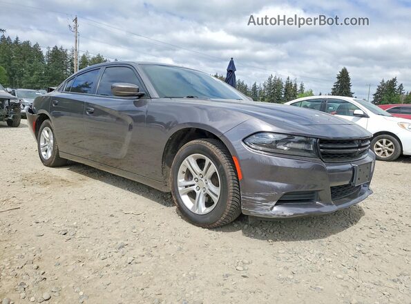 2C3CDXBG5KH507693 2019 DODGE CHARGER Gray Przód prawy