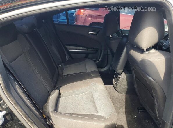 2C3CDXBG5KH623816 2019 DODGE CHARGER Black Rear seats view