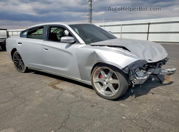2C3CDXBG5KH696300 2019 DODGE CHARGER Silver Front right