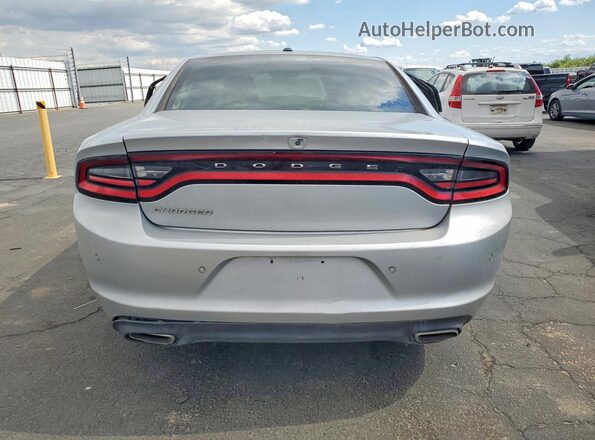 2C3CDXBG5KH696300 2019 DODGE CHARGER Silver Rear view