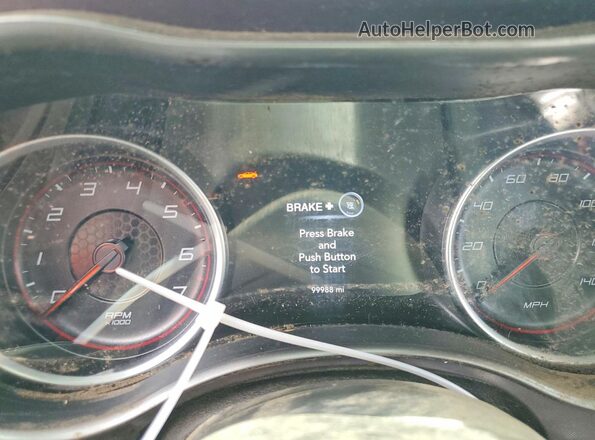 2C3CDXBG5KH696300 2019 DODGE CHARGER Silver Instrument cluster view