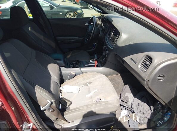 2C3CDXBG5LH112799 2020 DODGE CHARGER Maroon Vista interior delantera