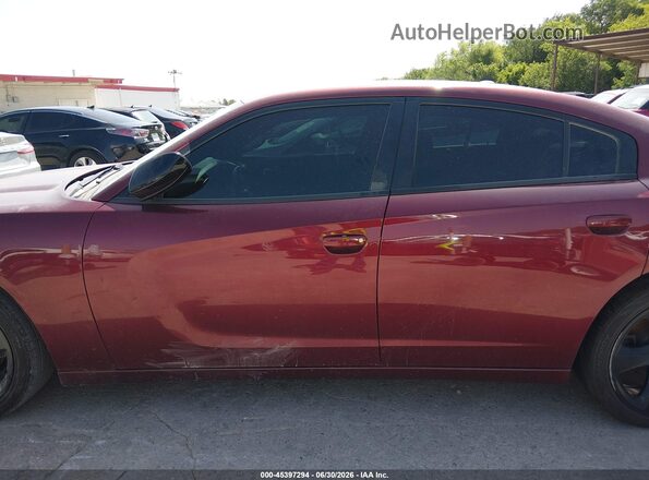 2C3CDXBG5LH112799 2020 DODGE CHARGER Maroon Vista interior trasera