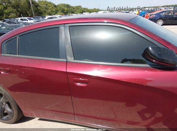 2C3CDXBG5LH112799 2020 DODGE CHARGER Maroon Vista del cuadro de instrumentos
