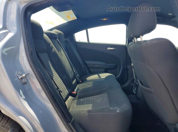 2C3CDXBG5LH219951 2020 DODGE CHARGER Gray უკანა სავარძლების ხედი