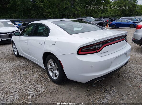 2C3CDXBG5MH641073 2021 DODGE CHARGER Белый Задняя левая четверть