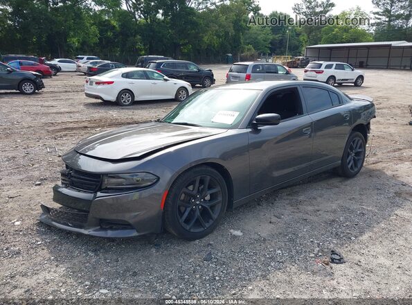 2C3CDXBG5MH653336 2021 DODGE CHARGER Gray Vista tres cuartos delantera izquierda