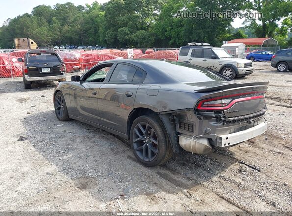 2C3CDXBG5MH653336 2021 DODGE CHARGER Gray Trasero izquierdo