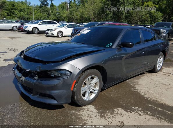 2C3CDXBG5PH564192 2023 DODGE CHARGER Серый Передняя левая четверть
