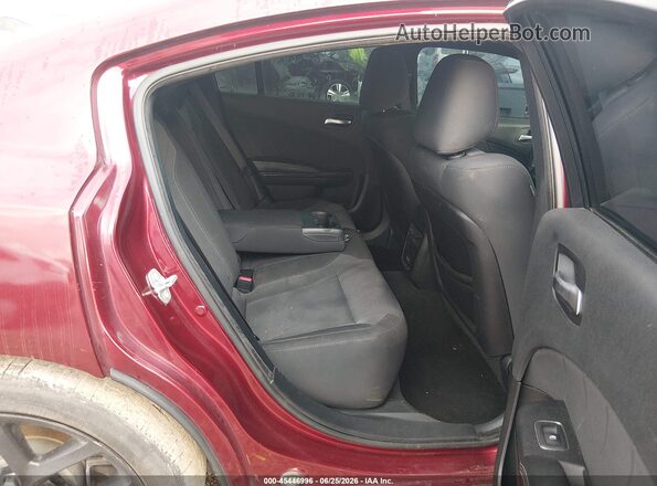 2C3CDXBG6KH598991 2019 DODGE CHARGER Maroon Вид наклейки з VIN-кодом