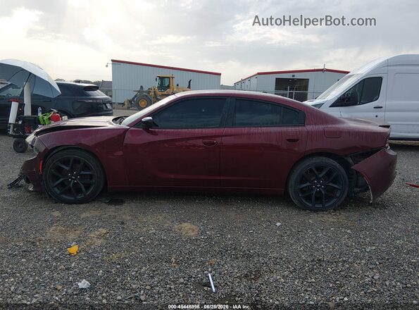2C3CDXBG6KH598991 2019 DODGE CHARGER Maroon Панорамний вид салону 360°