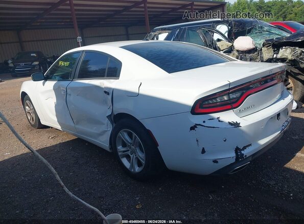 2C3CDXBG6KH658266 2019 DODGE CHARGER White Trasero izquierdo