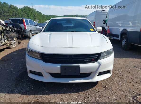 2C3CDXBG6KH658266 2019 DODGE CHARGER White Vista del cuadro de instrumentos