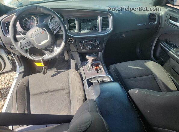 2C3CDXBG6KH709829 2019 DODGE CHARGER White Առջևի վահանակի տեսք