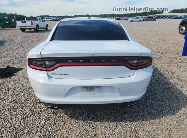 2C3CDXBG6KH709829 2019 DODGE CHARGER White Հետևի տեսք