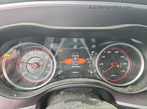 2C3CDXBG6KH713069 2019 DODGE CHARGER Black Instrument cluster view