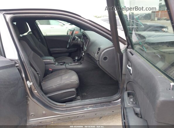 2C3CDXBG6KH734634 2019 DODGE CHARGER Серый Вид салона спереди