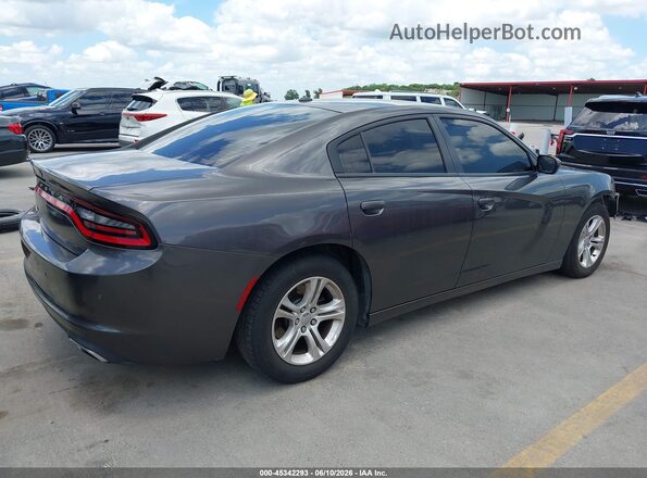 2C3CDXBG6KH741972 2019 DODGE CHARGER Gray Задня права чверть
