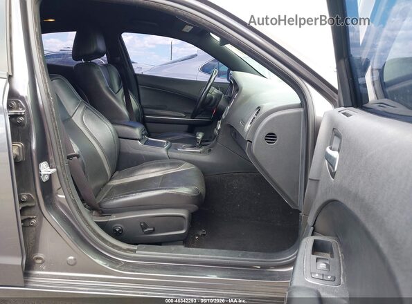 2C3CDXBG6KH741972 2019 DODGE CHARGER Gray Вид салону спереду