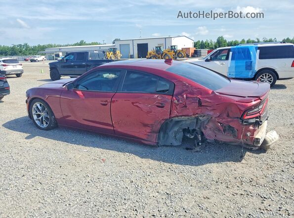 2C3CDXBG6LH220249 2020 DODGE CHARGER Burgundy Trasero izquierdo