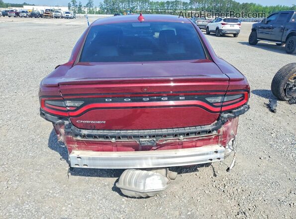 2C3CDXBG6LH220249 2020 DODGE CHARGER Burgundy Vista trasera