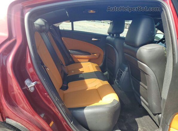2C3CDXBG6LH220249 2020 DODGE CHARGER Burgundy Vista de los asientos traseros
