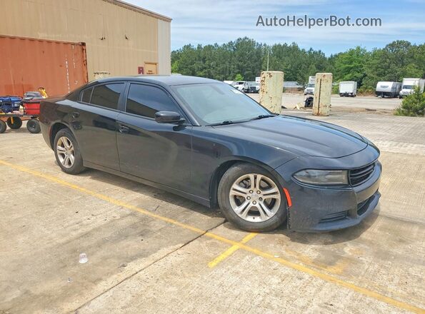 2C3CDXBG6MH632365 2021 DODGE CHARGER Black Front right
