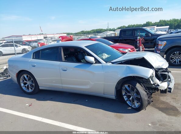 2C3CDXBG6MH677869 2021 DODGE CHARGER Silver Vista interior trasera