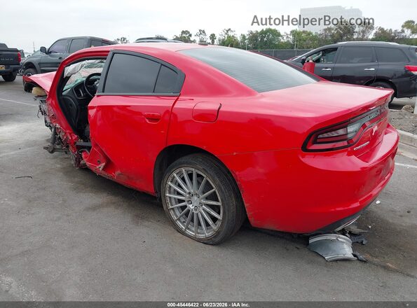 2C3CDXBG6NH196845 2022 DODGE CHARGER Красный Задняя левая четверть