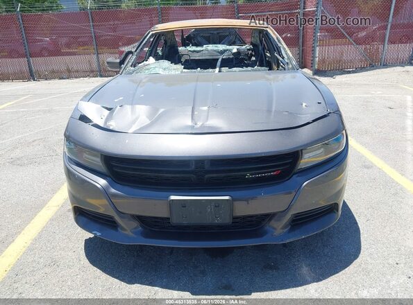 2C3CDXBG6NH217306 2022 DODGE CHARGER Gray წინა ხედი