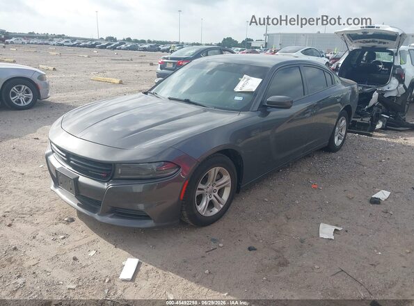 2C3CDXBG6NH258874 2022 DODGE CHARGER Gray Передня ліва чверть