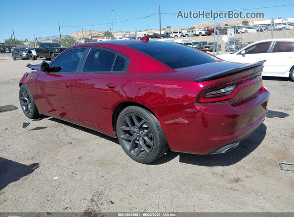 2C3CDXBG6PH604277 2023 DODGE CHARGER Red Հետևի ձախ