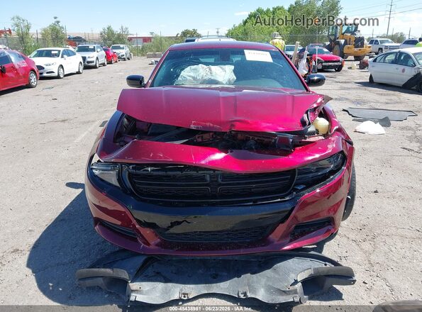 2C3CDXBG6PH604277 2023 DODGE CHARGER Red Սարքավորումների վահանակի տեսք