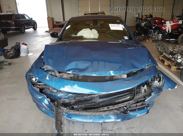 2C3CDXBG6PH640194 2023 DODGE CHARGER Blue უკანა სალონის ხედი
