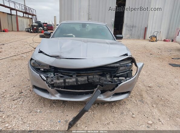 2C3CDXBG7JH151049 2018 DODGE CHARGER Silver Instrument cluster view