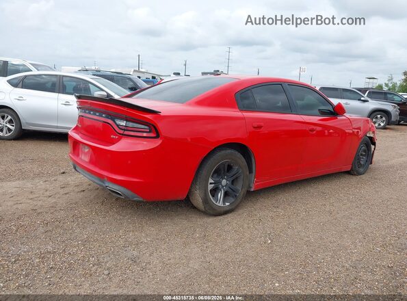 2C3CDXBG7JH180535 2018 DODGE CHARGER Red Rear right