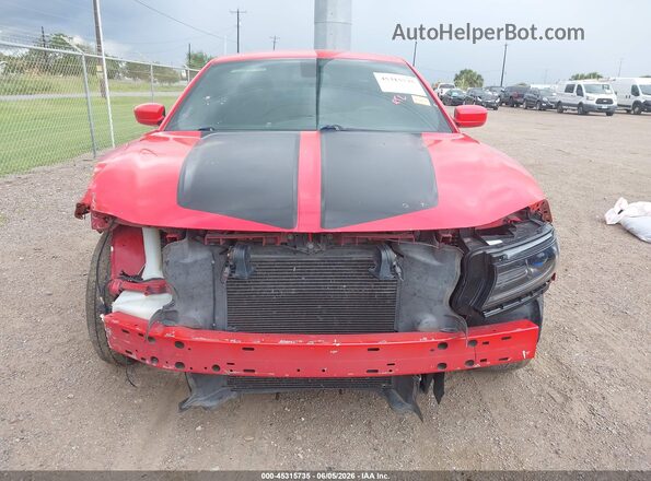2C3CDXBG7JH180535 2018 DODGE CHARGER Red Rear interior view
