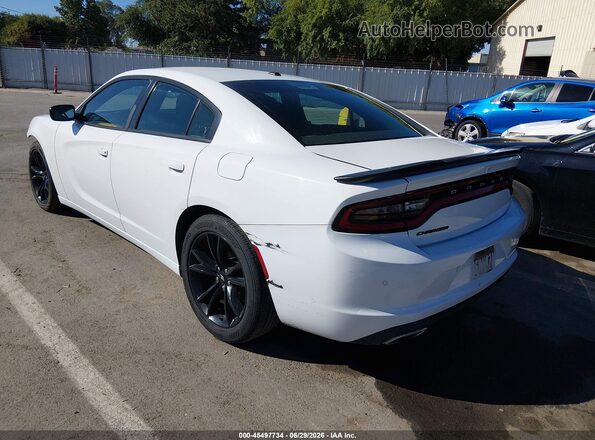2C3CDXBG7JH307090 2018 DODGE CHARGER White Задня ліва чверть