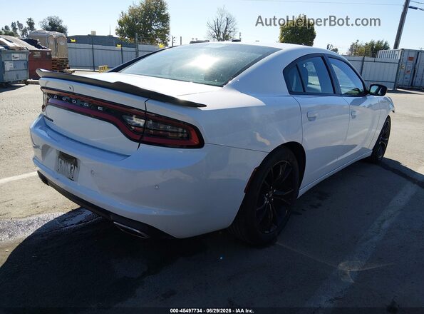 2C3CDXBG7JH307090 2018 DODGE CHARGER White Задня права чверть