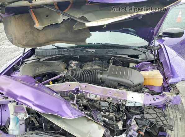 2C3CDXBG7JH337142 2018 DODGE CHARGER Purple Вид задньої частини салону