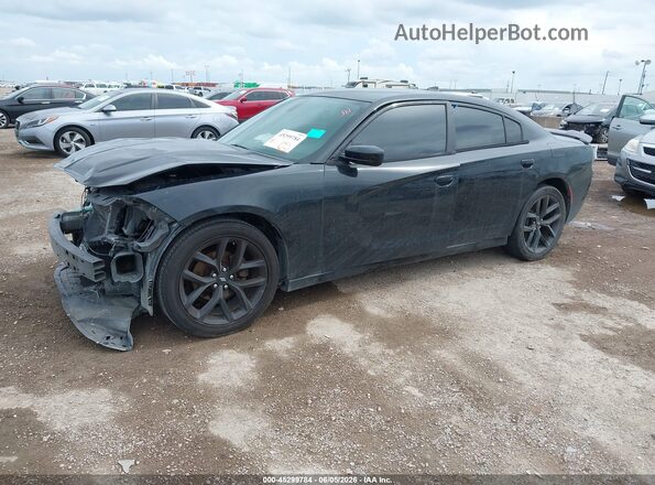 2C3CDXBG7KH600019 2019 DODGE CHARGER Black Przód lewy