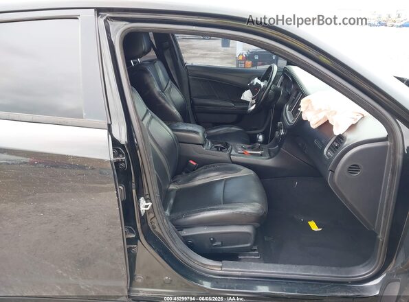 2C3CDXBG7KH600019 2019 DODGE CHARGER Black Widok wnętrza z przodu