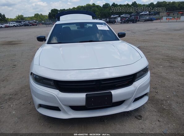 2C3CDXBG7KH674542 2019 DODGE CHARGER White Vista del cuadro de instrumentos