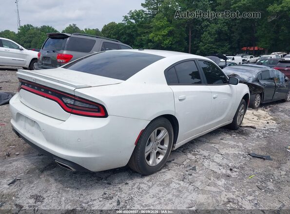 2C3CDXBG7KH725330 2019 DODGE CHARGER Белый Задняя правая четверть