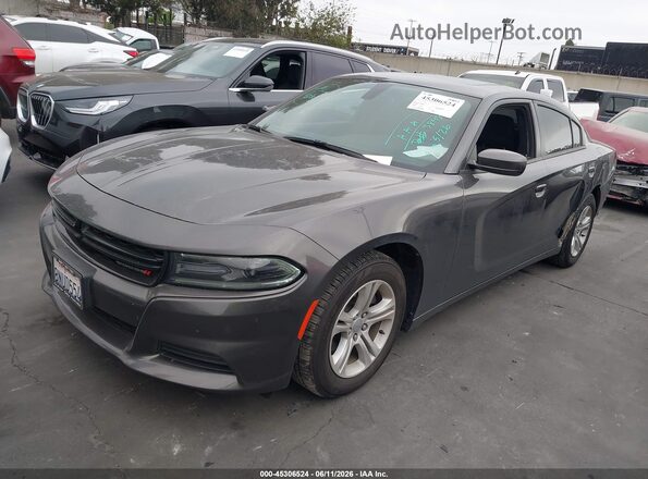 2C3CDXBG7KH753872 2019 DODGE CHARGER Gray Przód lewy